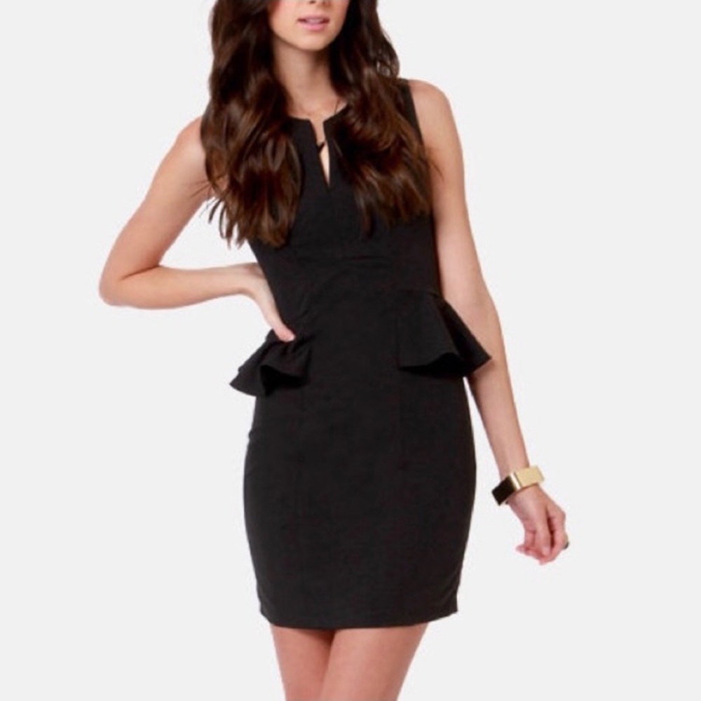 Arc & Co Peplum black dress